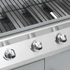Kép 9/11 - Ezüst gázgrillsütő 4+1 főzőfelülettel