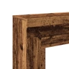 Kép 7/10 - Antik fa színű szerelt fa kandallóburkolat 100 x 30 x 87,5 cm