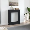 Kép 3/10 - Fekete szerelt fa kandallóburkolat 75 x 20 x 87,5 cm