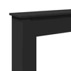 Kép 7/10 - Fekete szerelt fa kandallóburkolat 75 x 20 x 87,5 cm