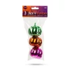 Kép 6/6 - Halloween-i tök dekoráció - fényes - 6 cm - 3 szín / csomag