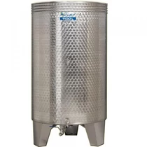 Bortartály, 1100 literes rozsdamentes acél, 3 db csappal
