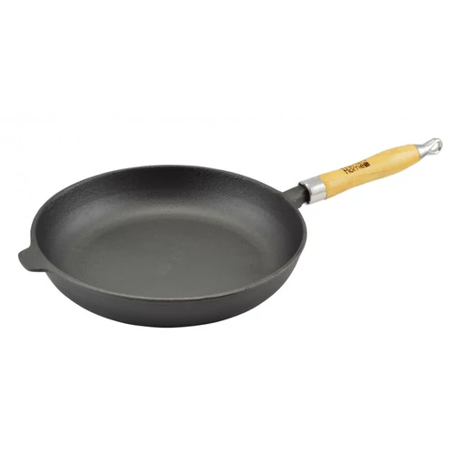 Öntöttvas serpenyő 26 cm fa nyéllel