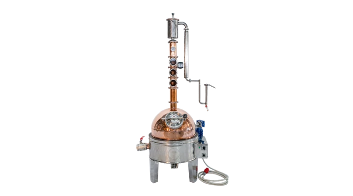 100 literes elektromos pálinkafőző gin kosárral – modern megoldás haladó főzőknek